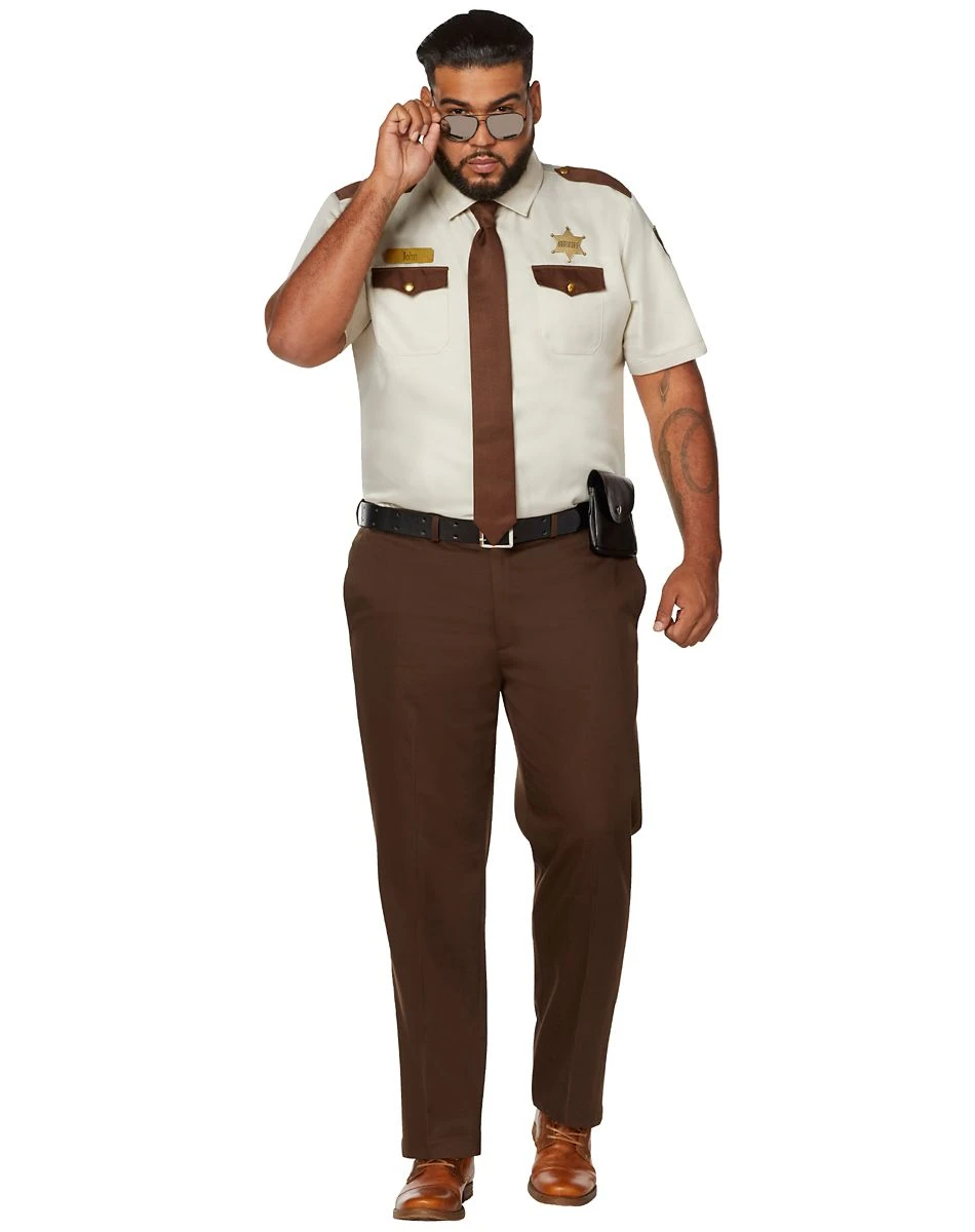 Spirit Halloween Adult Sheriff Plus Size Costume Kit 3 Spirit Halloween Adult Sheriff Plus Size Costume Kit