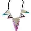 Spirit Halloween '80s Geometric Necklace 2 Spirit Halloween '80s Geometric Necklace -HALLOWEEN COSTUMES Sales Store 01470889 a