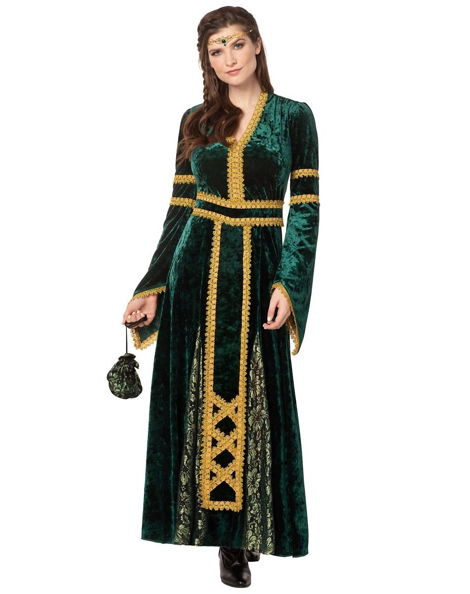 Spirit Halloween Adult Emerald Medieval Costume 3 Spirit Halloween Adult Emerald Medieval Costume