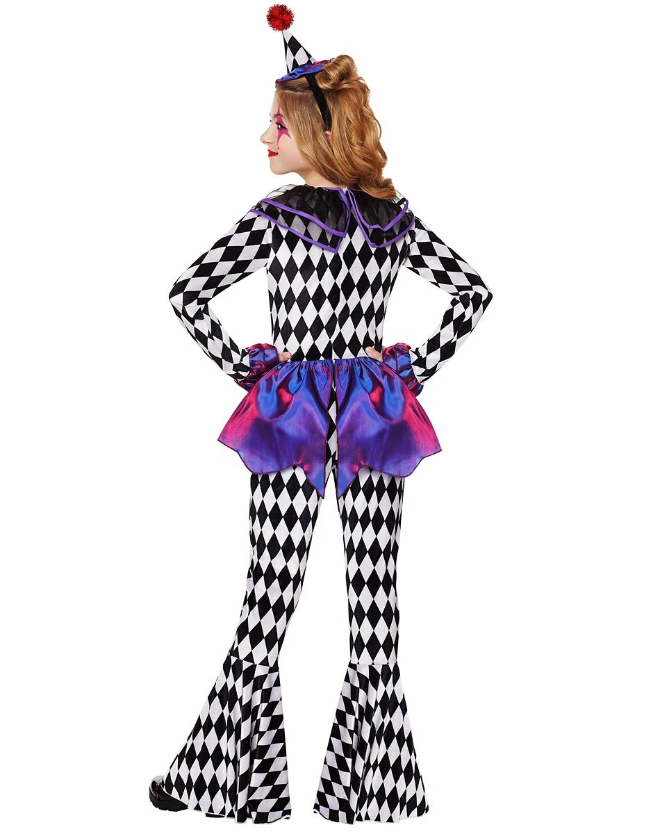 Spirit Halloween Kids Carnival Clown Unitard Costume 4 Spirit Halloween Kids Carnival Clown Unitard Costume - Image 2