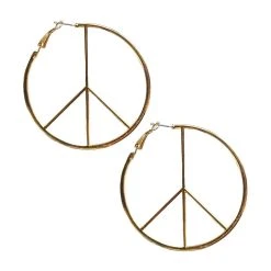 Spirit Halloween Peace Sign Earrings