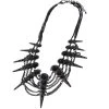 Spirit Halloween Black Chain Link Necklace -HALLOWEEN COSTUMES Sales Store 01473156 a