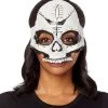 Spirit Halloween Witch Doctor Skull Half Mask -HALLOWEEN COSTUMES Sales Store 01473297 a
