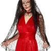 Spirit Halloween Long Lace Veil -HALLOWEEN COSTUMES Sales Store 01473776 a
