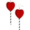 Spirit Halloween Scary Clown Heart Earrings -HALLOWEEN COSTUMES Sales Store 01473842 a