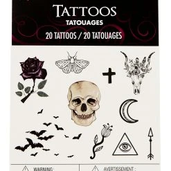 Spirit Halloween Gothic Temporary Tattoos 9 Spirit Halloween Gothic Temporary Tattoos -HALLOWEEN COSTUMES Sales Store 01473990 d