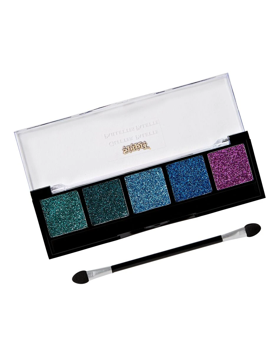 Spirit Halloween Cool Tones Glitter Makeup Palette 3 Spirit Halloween Cool Tones Glitter Makeup Palette