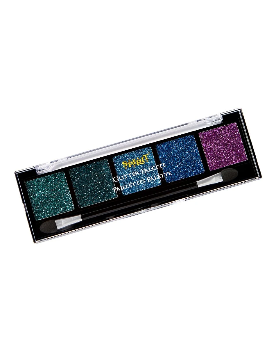 Spirit Halloween Cool Tones Glitter Makeup Palette 4 Spirit Halloween Cool Tones Glitter Makeup Palette - Image 2