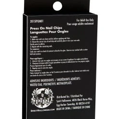 Spirit Halloween Scary Clown Press On Nails -HALLOWEEN COSTUMES Sales Store 01474865 d