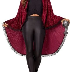 Spirit Halloween Adult Victorian Vampire Cape -HALLOWEEN COSTUMES Sales Store 01475193 c