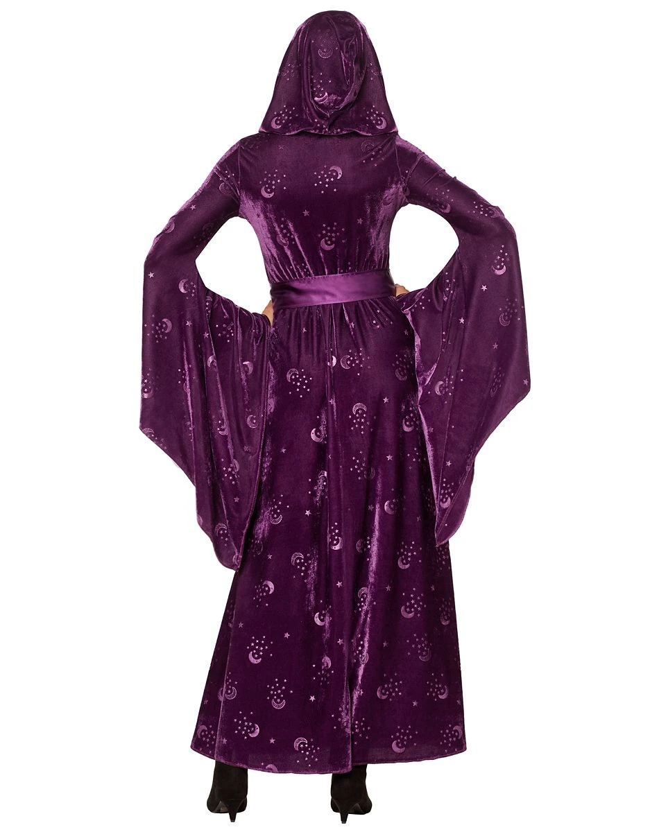 Spirit Halloween Adult Velvet Celestial Robe 4 Spirit Halloween Adult Velvet Celestial Robe - Image 2