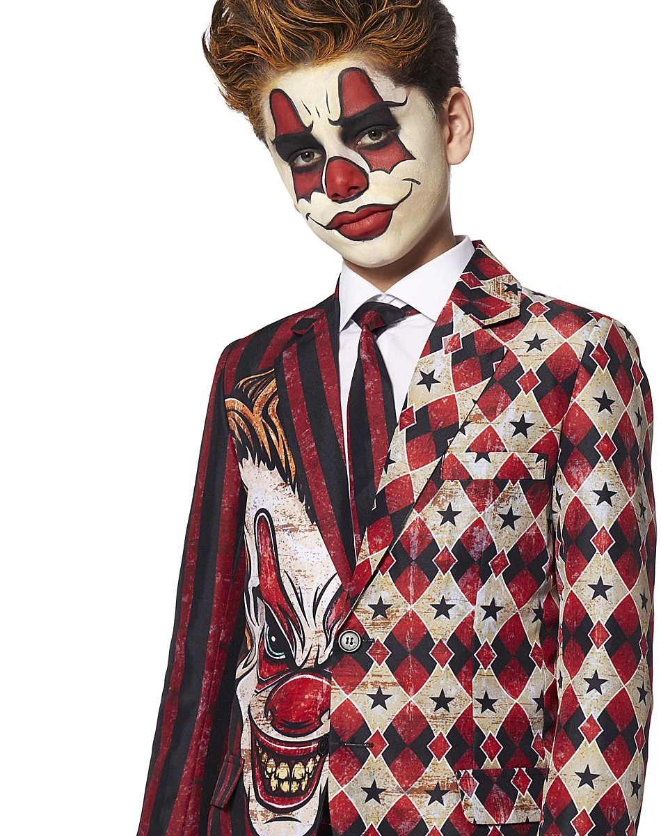 Spirit Halloween Kids Creepy Clown Suit 5 Spirit Halloween Kids Creepy Clown Suit - Image 3