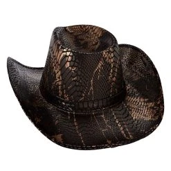Spirit Halloween Snakeskin Cowboy Hat 7 Spirit Halloween Snakeskin Cowboy Hat -HALLOWEEN COSTUMES Sales Store 01477876 c