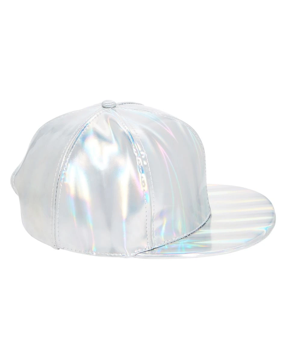 Spirit Halloween Silver Shimmer Snapback Hat 4 Spirit Halloween Silver Shimmer Snapback Hat - Image 2