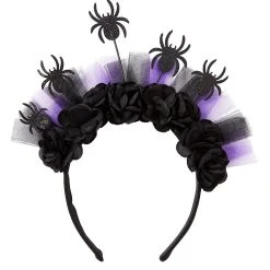 Spirit Halloween Floral Spider Headband