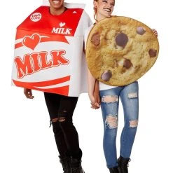 Spirit Halloween Adult Milk and Cookies Couples Costume -HALLOWEEN COSTUMES Sales Store 01478841 c