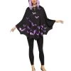 Spirit Halloween Adult Black Bat Poncho -HALLOWEEN COSTUMES Sales Store 01479351 a