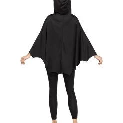 Spirit Halloween Adult Black Bat Poncho -HALLOWEEN COSTUMES Sales Store 01479351 b
