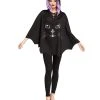 Spirit Halloween Adult Black Cat Poncho -HALLOWEEN COSTUMES Sales Store 01479369 a