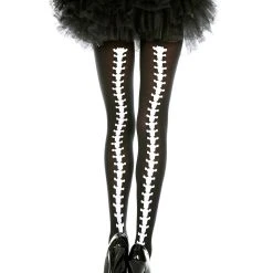 Spirit Halloween Skeleton Vertebrae Tights