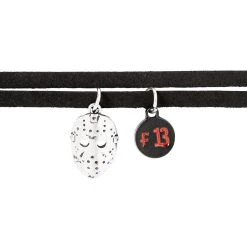 Spirit Halloween Jason Voorhees Mask Choker Necklace - Friday the 13th -HALLOWEEN COSTUMES Sales Store 01481456 b
