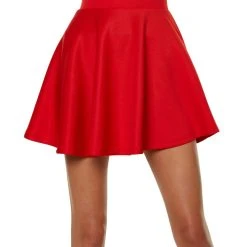 Spirit Halloween Red Scuba Skater Skirt