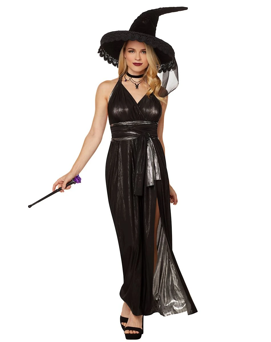 Spirit Halloween Adult Black Endless Dress 5 Spirit Halloween Adult Black Endless Dress - Image 3