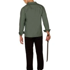 Spirit Halloween Adult Jason Voorhees Work Shirt - Friday the 13th 5 Spirit Halloween Adult Jason Voorhees Work Shirt - Friday the 13th -HALLOWEEN COSTUMES Sales Store 01484005 b