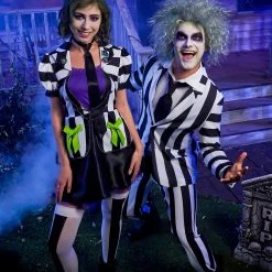 Spirit Halloween Adult Beetlejuice Striped Suit 7 Spirit Halloween Adult Beetlejuice Striped Suit -HALLOWEEN COSTUMES Sales Store 01484245 c
