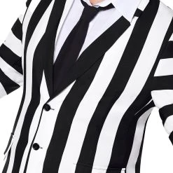 Spirit Halloween Adult Beetlejuice Striped Plus Size Suit 7 Spirit Halloween Adult Beetlejuice Striped Plus Size Suit -HALLOWEEN COSTUMES Sales Store 01484286 c