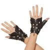 Spirit Halloween Studded Punk Rock Fingerless Gloves -HALLOWEEN COSTUMES Sales Store 01484823 a