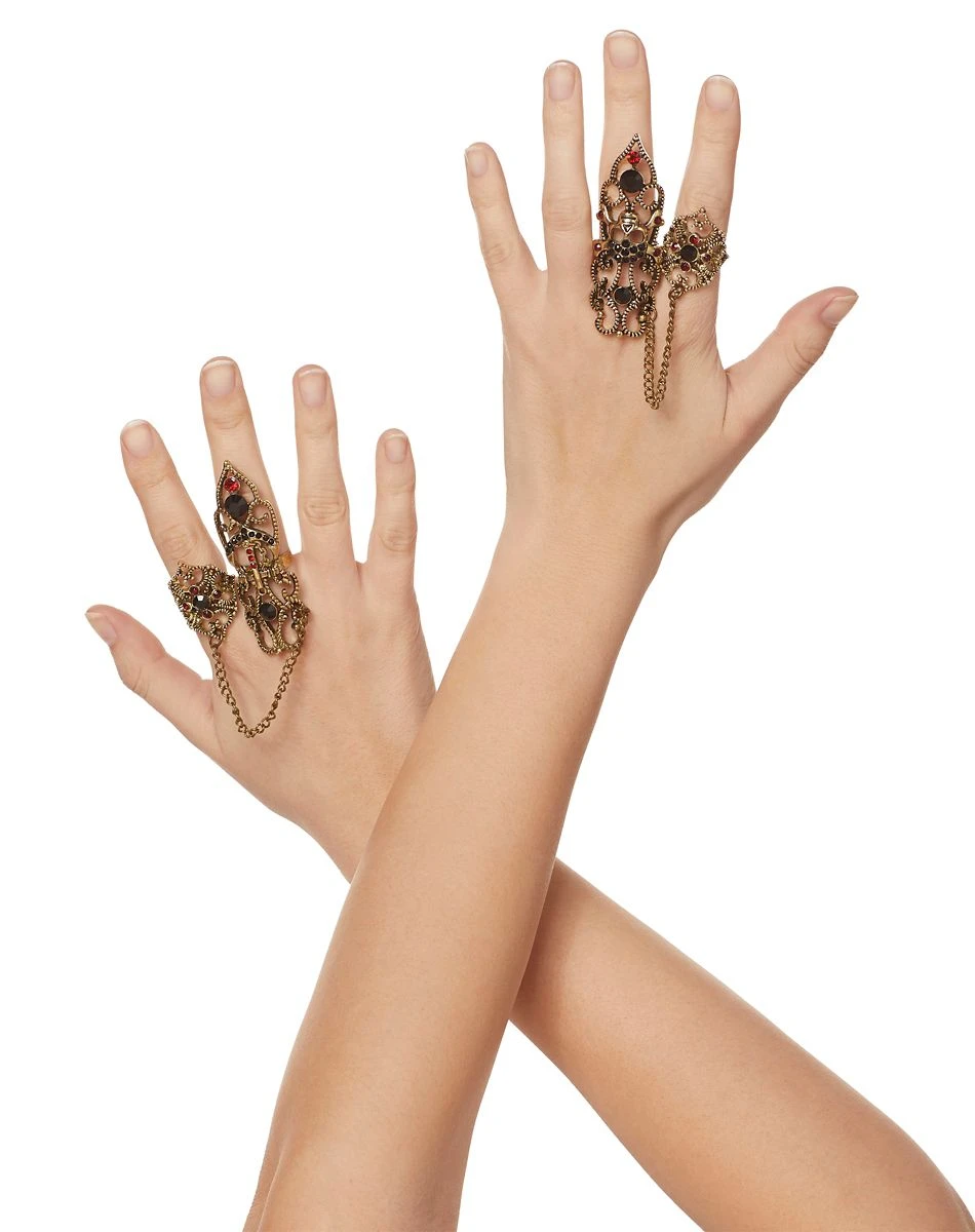 Spirit Halloween Pirate Finger Armor Rings 3 Spirit Halloween Pirate Finger Armor Rings