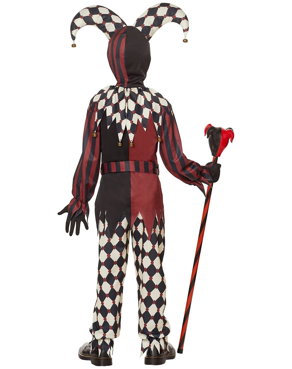 Spirit Halloween Kids Dark Jester Costume 4 Spirit Halloween Kids Dark Jester Costume - Image 2