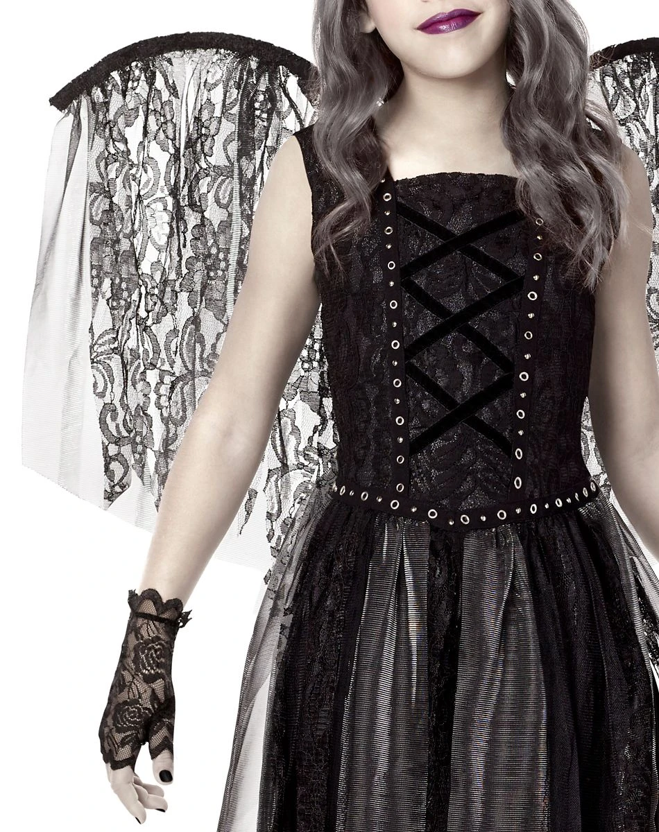 Spirit Halloween Kids Dark Angel Costume 5 Spirit Halloween Kids Dark Angel Costume - Image 3