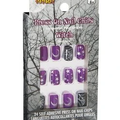 Spirit Halloween Kids Twilight Press On Witch Nails -HALLOWEEN COSTUMES Sales Store 01486893 c