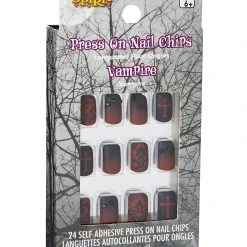 Spirit Halloween Kids Twilight Press On Vampire Nails -HALLOWEEN COSTUMES Sales Store 01486901 c
