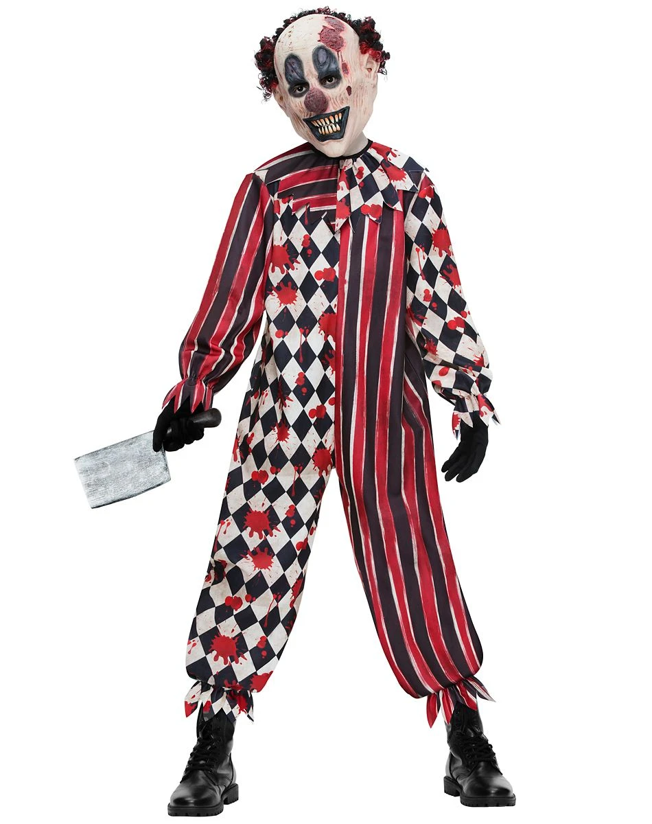 Spirit Halloween Kids Evil Clown Costume 3 Spirit Halloween Kids Evil Clown Costume