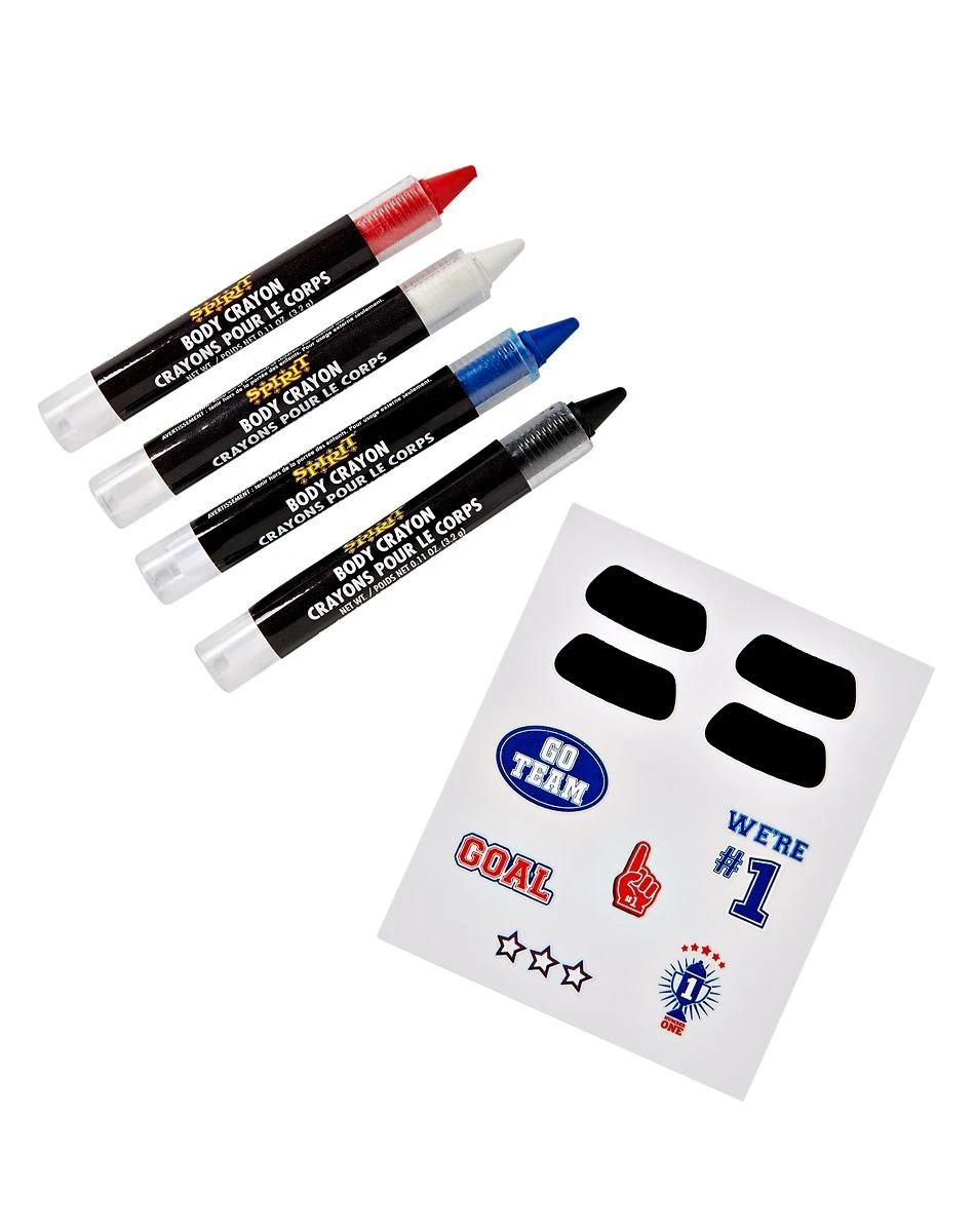 Spirit Halloween Sports Makeup Kit 4 Spirit Halloween Sports Makeup Kit - Image 2