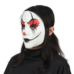 Spirit Halloween Female Clown Half Mask -HALLOWEEN COSTUMES Sales Store 01488451 c