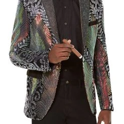 Spirit Halloween Adult '20s Multicolored Jacket -HALLOWEEN COSTUMES Sales Store 01488824 c