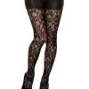 Spirit Halloween Floral Lace Tights 1 Spirit Halloween Floral Lace Tights -HALLOWEEN COSTUMES Sales Store 01489426 a