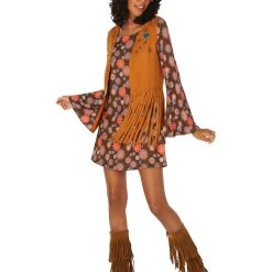 Spirit Halloween Adult Flower Power Hippie Costume