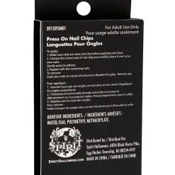 Spirit Halloween Devil Flame Press on Nails -HALLOWEEN COSTUMES Sales Store 01489624 d