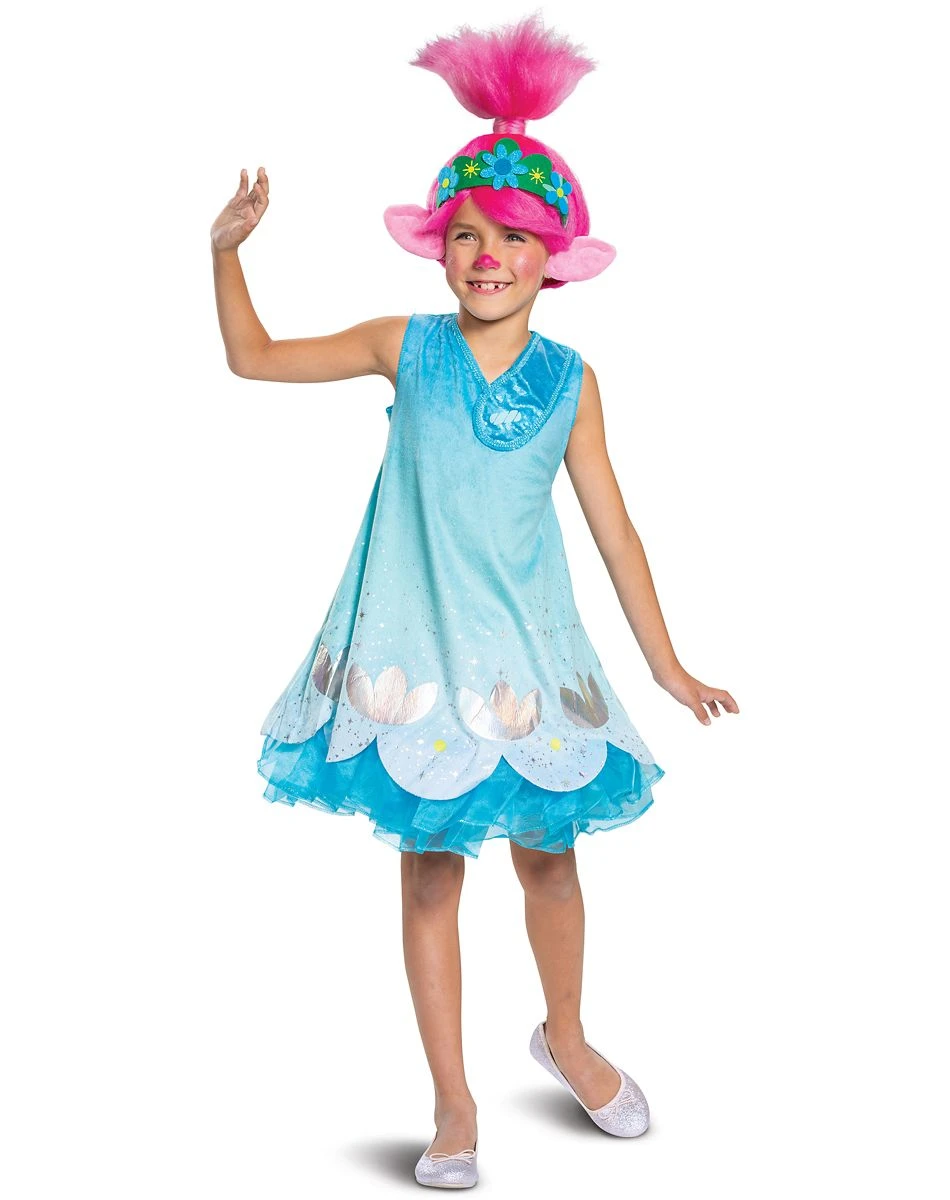 Spirit Halloween Kids Queen Poppy Costume - Trolls 3 Spirit Halloween Kids Queen Poppy Costume - Trolls