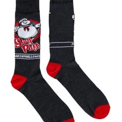 Spirit Halloween Stay Puft Marshmallow Man Crew Socks - Ghostbusters