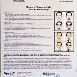 Spirit Halloween Clown Character Makeup Kit 5 Spirit Halloween Clown Character Makeup Kit -HALLOWEEN COSTUMES Sales Store 01491588 b