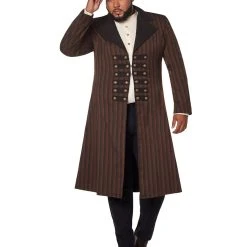 Spirit Halloween Steampunk Trench Coat -HALLOWEEN COSTUMES Sales Store 01492081 a