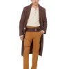 Spirit Halloween Adult Brown Trench Coat -HALLOWEEN COSTUMES Sales Store 01492552 a