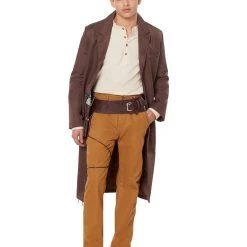 Spirit Halloween Adult Brown Trench Coat