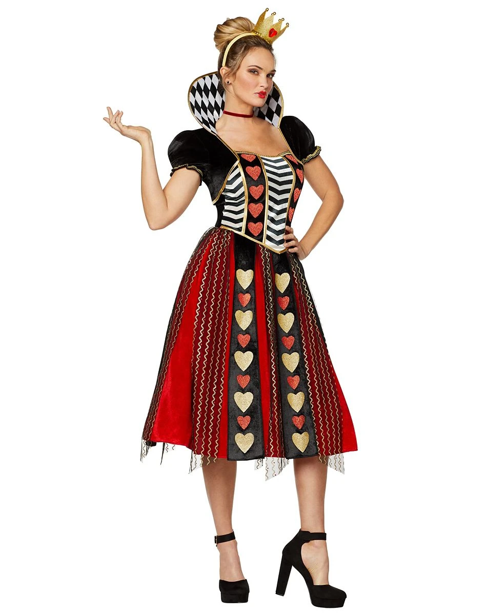 Spirit Halloween Adult Queen of Hearts Costume 3 Spirit Halloween Adult Queen of Hearts Costume